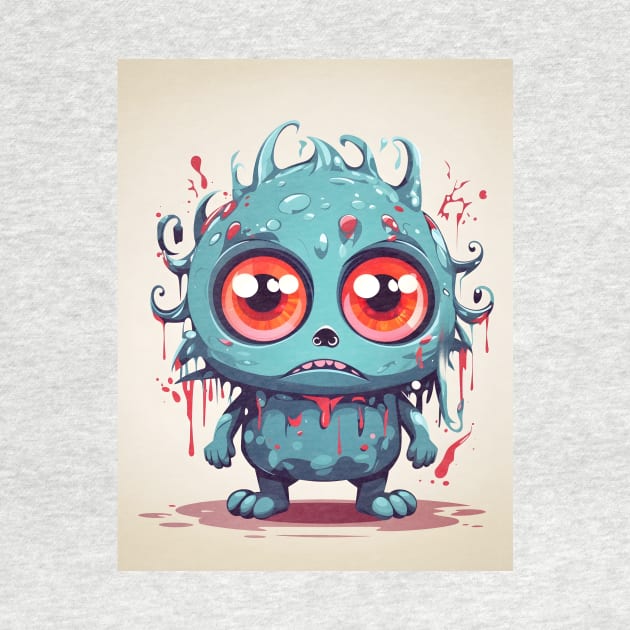 Cute Halloween Monster by ginkelmier@gmail.com